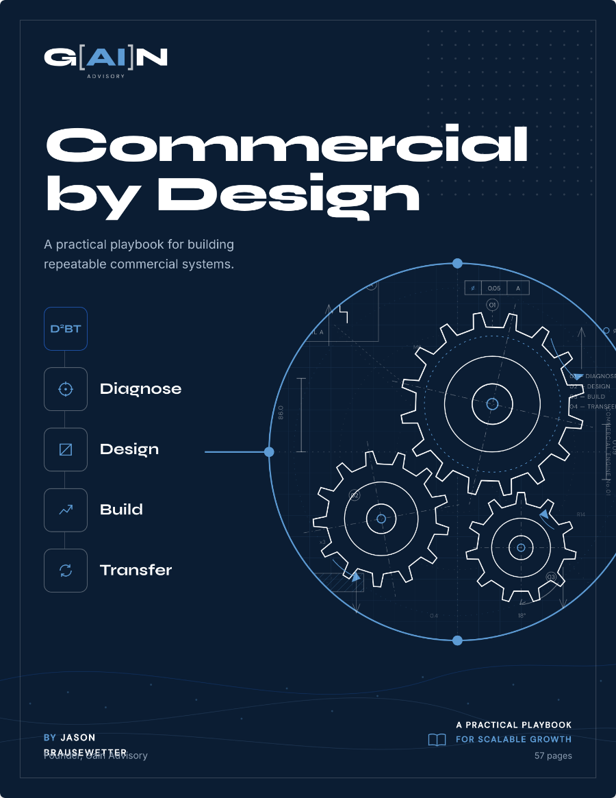 Commercial by Design, by Jason Brausewetter, cover